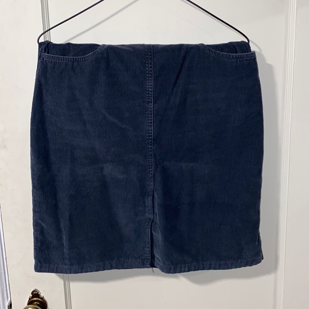 Blue Corduroy Old Navy Skirt Size 6